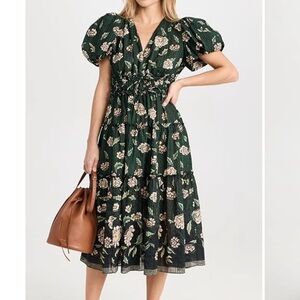Ulla Johnson Eloisa Dress in Green